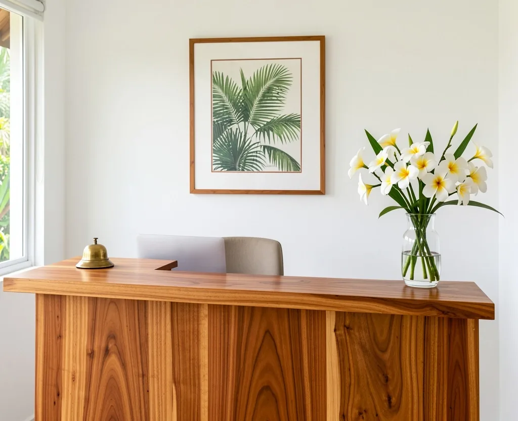 VitaManIndo Bali office reception desk